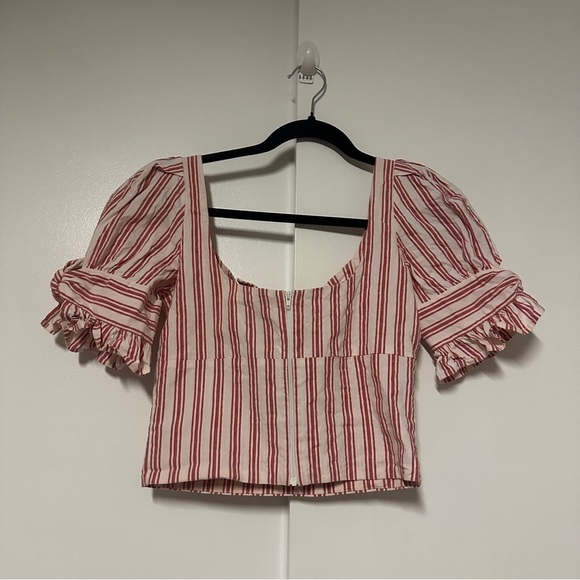 Stone Cold Fox Carlos Striped Crop Top Size 2 - Picture 9 of 9